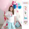 Unicorn Temporary Tattoos for Kids Birthday Party Unicorn Party Supplies Girls Boys Party Favors - 25PCS 2.5" X 2.5" view 2