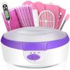 Paraffin Wax Machine for Hand and Feet - Ejiubas Paraffin Bath,Quick Heating,Large Capacity,includes 2.2 lb Paraffin Wax 200 Glove Liners 2 Thermal Mitts Booties for Arthritis and Deep Skin Moisturize view 1