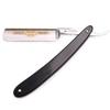 Solingen Ebony Wood Handle Carbon Steel Straight Razor by Dovo view 1