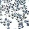 Facerain Hot Fix Rhinestones Crystal Clear White Flatback Hotfix Rhinestone SS3-SS40 view 2