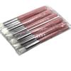 10 Pcs Pink Nose Deep Cleaning Brush Eyelash Extension Cleaning Brush Eyelash Cleanser BrushBlackhead Remover Nose Cleaning Brushes Facial Cleansing Brushes view 3