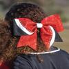 chass Rhinestone Swish Performance Hair Bow - Glitter/Fuchsia view 2