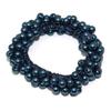 Set of 4 Imitation Pearl Elastics Hair Tie Ponytail Holders Hair Accessories Headdress Women Lady Hair Rope Scrunchie Hair Band (B#) view 2