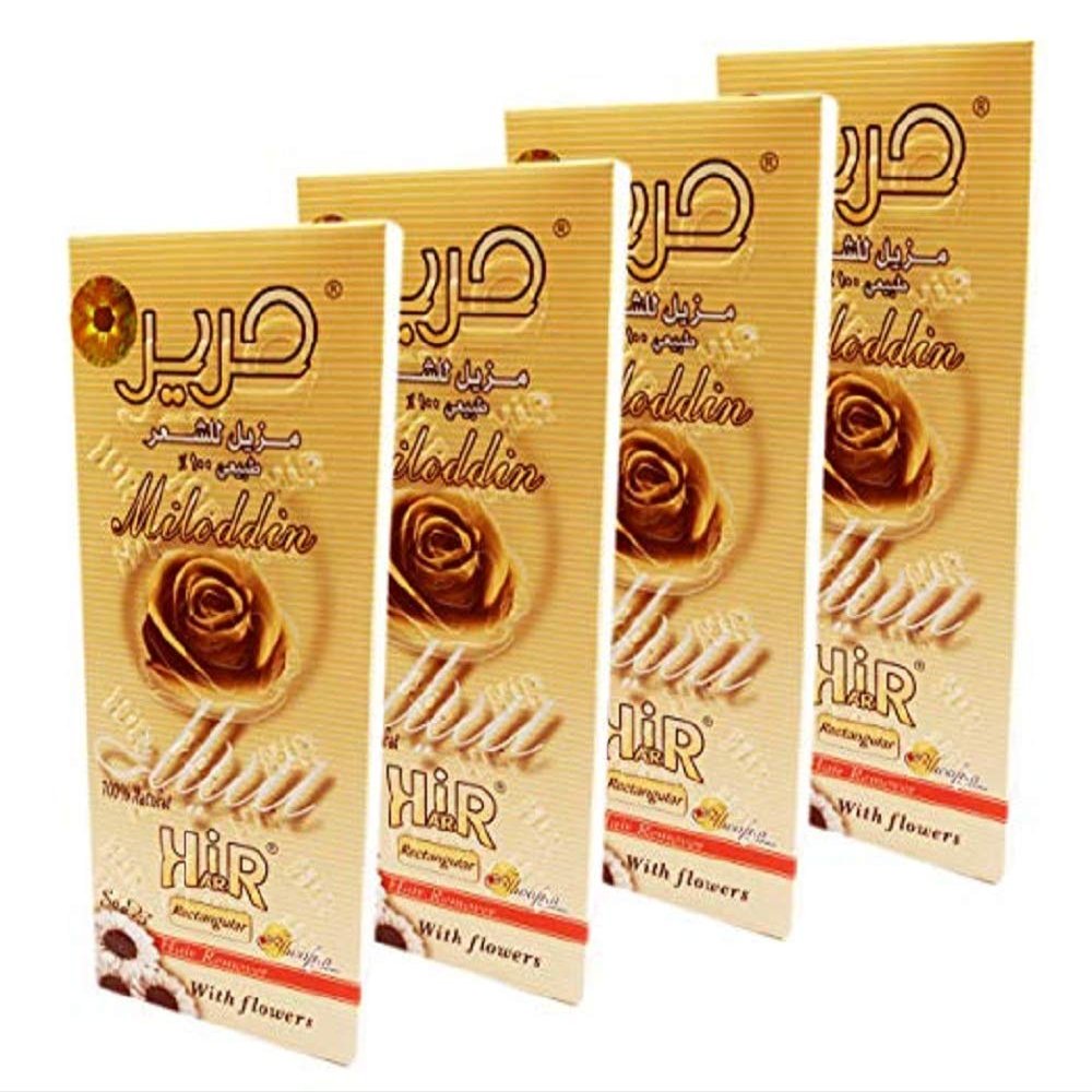 4 X 100 gm Harir Sweet Packets Sugaring Sugar Wax Hair Removal 100% Natural Paste For Bikini, Legs, Arms, Back And Face Body Hair Remove