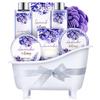 Body & Earth Bath and Body Gift Set - 8 Pcs Lavender Gifts for Women, Spa Kit for Women, Valentine's Day, Mother's Day, Birthday, Holiday, Anniversaries for Her, Mom, Wife, Girlfriend view 1