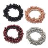 Set of 4 Imitation Pearl Elastics Hair Tie Ponytail Holders Hair Accessories Headdress Women Lady Hair Rope Scrunchie Hair Band (C#) view 1