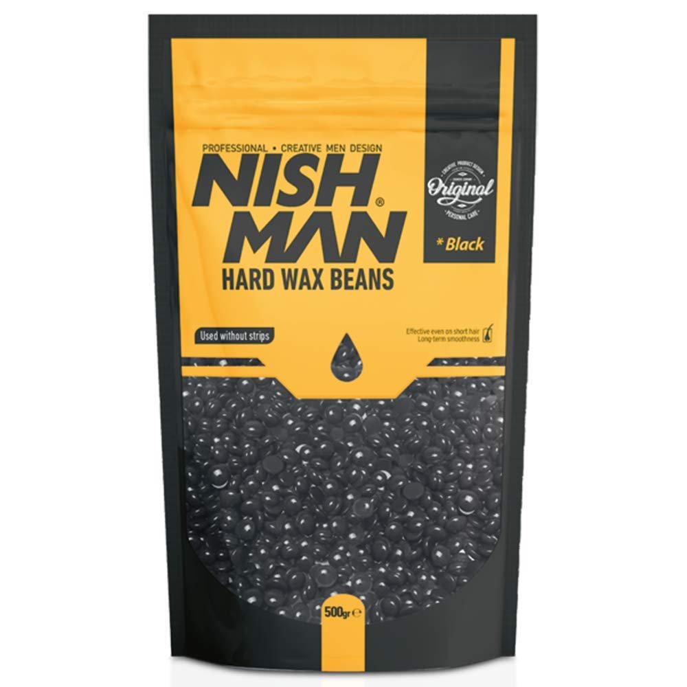 Nishman Professional Hard Wax Beans Black 500gr