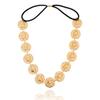 Yalice Gold Coin Head Chain Disc Elastic Headpieces Indian Headband Chain1920s Forehead Hair Accessories for Women view 1