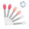 6pcs Silicone Lip Balm Applicator, Small Makeup Applicator for Lip, Lip Brush Applicator view 3