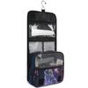 Hanging Travel Toiletry Bag Kit Makeup Case Cosmetics Organizer for Men Women (Leo Constellation Space) view 3