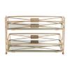 Home Details Satin Gold 2 Tier Vanity Tower (27174-SGOLD) view 3