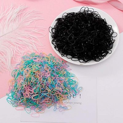 1000PCS/Lot Disposable Gum For Hair Children TPU Rubber Bands Ponytail Holder Elastic Hair Band Girls Scrunchie Hair Accessories (1000pcs 3)