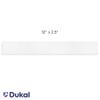 Dukal Barber Neck Strips  Ultimate Comfort, White, Disposable, 60 Count  Stretchable, Hygienic, Professional Neck Paper for Salons & Barbers, Single Pack view 2