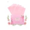 Mr.S Shop 100Pcs Facial Oil Blotting Papers Oil Absorbing Sheets Face Cleanser Acne Treatment Deep Cleansing Oil Control Tool Face Makeup (pink) view 1