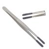 Laja Imports Bead Pearl Holding Tweezers Rubber Tip Coated No Scratch Large Tips 6" Stainless for Educational Use view 1