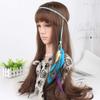 Feather Headband Bohemian Tassel Hair Band Bridal Wedding Headwear Crown Hairband Party Decoration Headdress Cosplay Costume Headpiece Hair Accessories (E#) view 4
