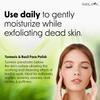 Nabila K - Turmeric & Basil Face Polish - Exfoliating Face Wash & Cleanser - For Acne & Dry Skin - Reduce Redness - Moisturizing & Nourishing Skin Care - Gentle for All Skin Types - Vegan - 5 oz view 3