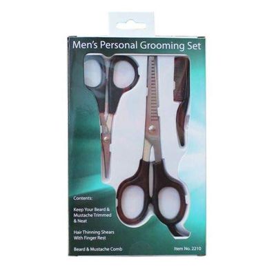 Allary 2210 Men's 3-Piece Personal Grooming Set (2 Grooming Sets)