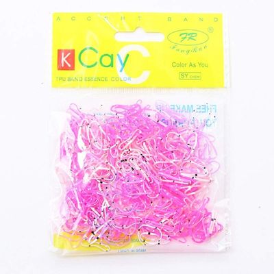 1000PCS/Lot Disposable Gum For Hair Children TPU Rubber Bands Ponytail Holder Elastic Hair Band Girls Scrunchie Hair Accessories (500 colourful 6)