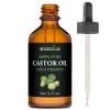 GreenIVe 100% Pure Castor Oil  Cold-Pressed, Hexane-Free  Hair, Eyebrows, Eyelashes, Skin Moisturizer, Castor Pack Wrap Oil Glass Bottle (4 Fl oz) view 2