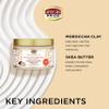 African Pride Moisture Miracle Moroccan Clay & Shea Butter Heat Activated Masque - For Natural Coils & Curls, Detoxes & Softens, Removes Impurities & Product Build-Up from Hair 12 oz (3 Pack) view 3