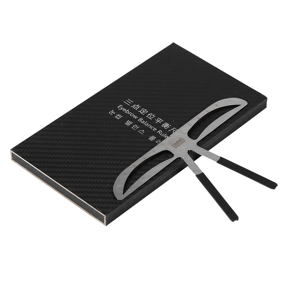3 Types Eyebrow Ruler - Positioning Balance Rule for Permanent Makeup Measuring Tool, DIY Eyebrow Stencil Templates - Permanent Gold Ratio Positioning Tool( Eyebrow)