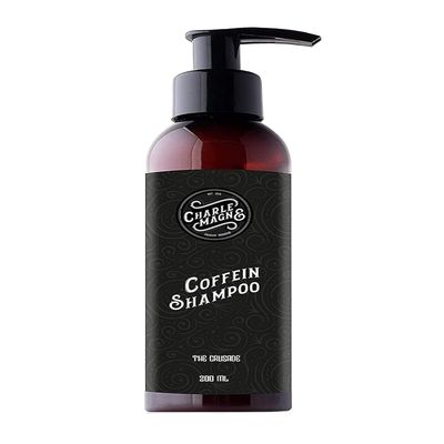 Charlemagne Anti Hair Loss Caffeine Shampoo - 200ml, Balthazar Scent - Mens Caffeine Shampoo for Hair Growth & Thickening - Developed by Barbers with Masculine-Lemon Balthazar Scent - Made in Germany