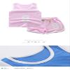 Children Clothing Baby Girl Boy Clothes Summer Vest Sports Tees Tops Sports Tees Tops 2 Pcs 2-6 Years Kids Clothing Sets 2019 (6T, Pink) view 3