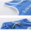 Children Clothing Baby Girl Boy Clothes Summer Vest Sports Tees Tops Sports Tees Tops 2 Pcs 2-6 Years Kids Clothing Sets 2019 (5T, Blue) view 4