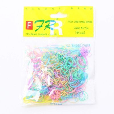 1000PCS/Lot Disposable Gum For Hair Children TPU Rubber Bands Ponytail Holder Elastic Hair Band Girls Scrunchie Hair Accessories (500 colourful 3)