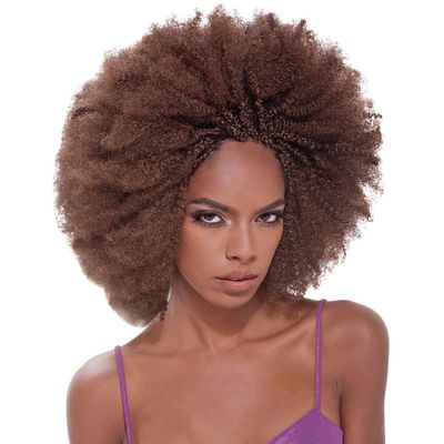 Janet Collection Remy Human Hair Braids Afro kinky Bulk (18", 1)