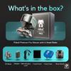 Skull Shaver Pitbull Platinum PRO Head & Face Shaver Kit - Cordless Electric Shaver - Wet & Dry Shaving Capabilities - Comes with Travel Case, USB Charging Cable & Rinse Stand - with Bonus Blade view 2