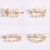 Onwon 8 Pieces Artificial Pearl Hair Pins Hair Barrettes Decorative Wedding Bridal Hair Clips Handmade Pearl Accessories for Girls Women view 4