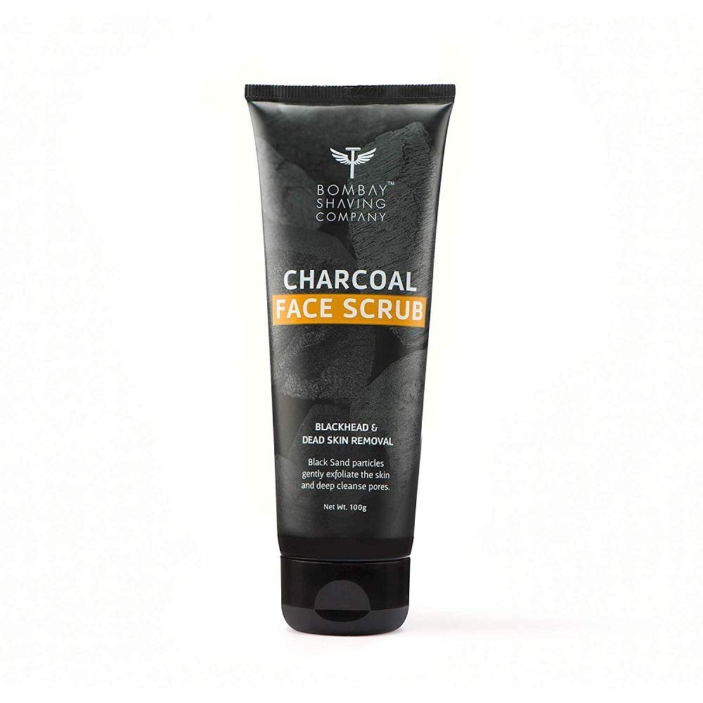 Bombay Shaving Company Charcoal Face Scrub, Black, 100 g