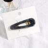 6PCS Women Marble Pattern Acetate Hair Clip Side Clip Bangs Clip Leopard Alligator Hair Clips Duckbill Clip Floral Hairpin (C#) view 4