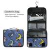 senya Hanging Travel Toiletry Bag Kit Boys Makeup Case Cosmetics Organizer for Men Women (Dinosaur Navy) view 4