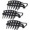3PCS Women Lady Girls Black Fast Styling Volume Inserts Hair Clip DIY Hair Bun Snap Styling Boost Comb French Style Twister Hair Up Maker Tools Headdressing Accessories view 1