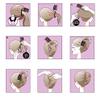 3PCS Women Lady Girls Black Fast Styling Volume Inserts Hair Clip DIY Hair Bun Snap Styling Boost Comb French Style Twister Hair Up Maker Tools Headdressing Accessories view 4