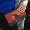 Personalized Custom 1 Line Cowboy on Horse with Sunset Makeup Cosmetic Bag view 3