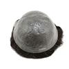 100% Human hair toupee for men with transparent Thin skin PU, 10" x 8" hairpieces for men 110% Light To Medium Density (10"*8", #5 medium light brown) view 4