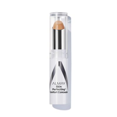 Almay Skin Perfecting Comfort Concealer, Face Makeup, Full Coverage, Natural Looking Finish, Cruelty-Free, Hypoallergenic, Dermatologist Tested, 200 Tan, 1 Count