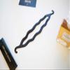 6 Pieces Black Plastic Hair Donut Bun Maker Hair Twist Braid Bud Hair Curler Magic Hair Styling Accessory view 3