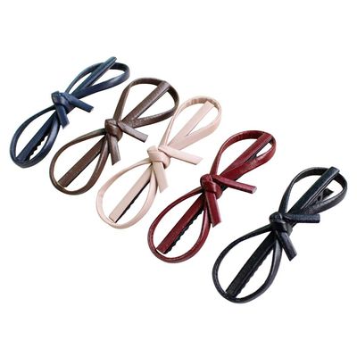 Lurrose Black Hair Clips Black Hair Clips Decorative 5pcs Bow Bowknot Vintage Duckbill Clips for Girls Womens Duck Billed