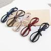 Lurrose Black Hair Clips Black Hair Clips Decorative 5pcs Bow Bowknot Vintage Duckbill Clips for Girls Womens Duck Billed view 2
