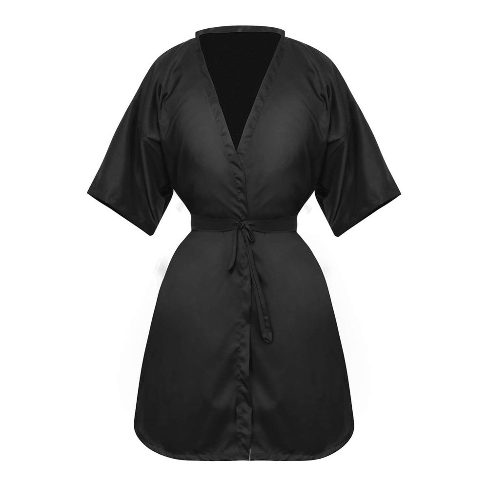 Lurrose Salon Client Gown Robes Hair Salon Cape Hair Cutting Smock Spa Cloth Spa Working Cloth