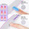 Canvalite 10 PCS Nail File Professional Nail Files Reusable Double Sided Emery Board(100/180 Grit) Nail Styling Tools for Home and Salon Use Christmas Gifts for Women view 2