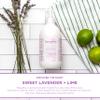 Sapadilla Liquid Hand Soap - Sweet Lavender + Lime - Made with 100% Pure Essential Oil Blends, Cleansing & Moisturizing, Aromatic & Fragrant Hand Soap, Plant Based, Biodegradable, 12 Ounce (Pack of 1) view 3