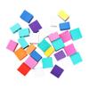 1 Bag Mini Colorful Nail Files Square Nail Buffers DIY Nail Art Salon Tool for Girls Women view 1