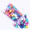 1 Bag Mini Colorful Nail Files Square Nail Buffers DIY Nail Art Salon Tool for Girls Women view 3
