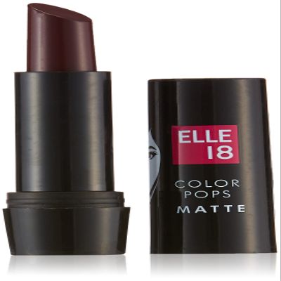 Elle 18 Color Pops Matte Lip Color, Cherry Wine, 4.3 gm